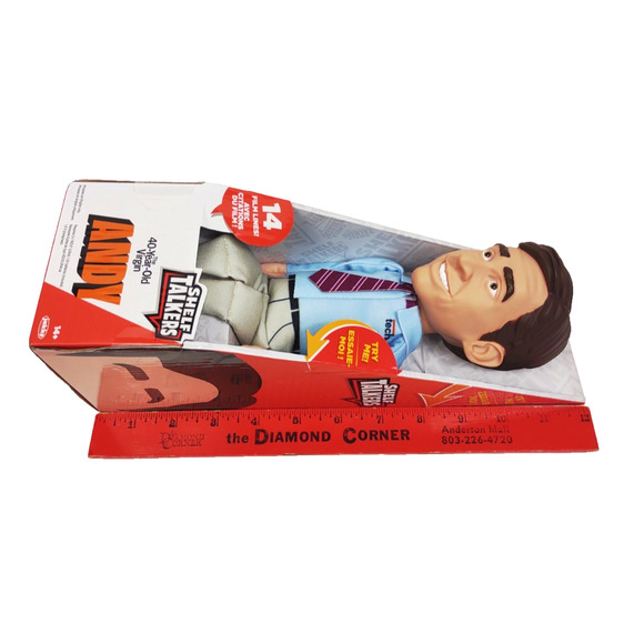 Andy Stitzer Shelf Talkers Talking Plush Pull String 12" The 40 Year Old Virgin - Picture 5 of 15